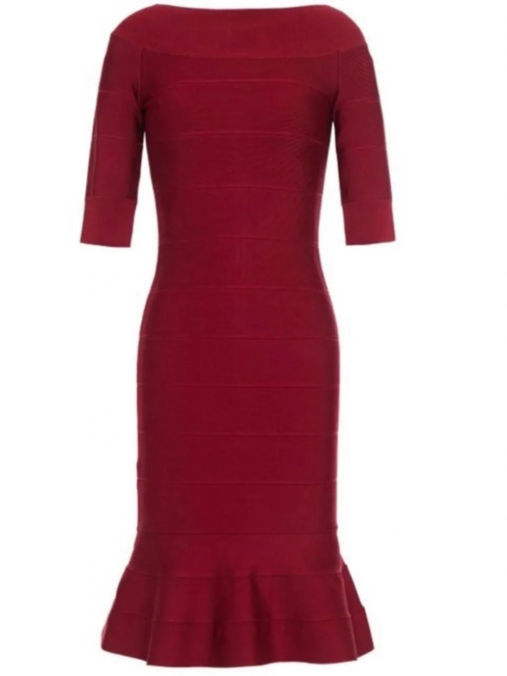 Herve Leger Raspberry Dress $990 NWT